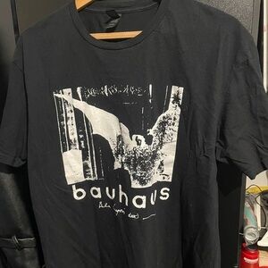 H&M Black Graphic Button Down Shirt